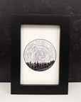 Aries - Star Trails - Zodiac Constellations - Pen and Ink Drawing Print - Print to Order