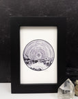 Cancer - Star Trails - Zodiac Constellations - Pen and Ink Drawing Print - Print to Order
