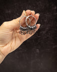 Dark Rain Cloud Earrings - Sterling Silver - Ready to ship