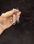 Flowy Many Circle Earrings - Sterling Silver - Ready to ship