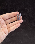Tree Bark Post Earrings - Sterling Silver - Ready to ship