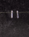 Tree Bark Post Earrings - Sterling Silver - Ready to ship