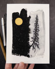 Print Sale - 5x7" Beauty in the Upside Down - Cliffside Tree - Art Print - Ready to Ship
