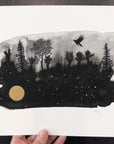 Print Sale - 8"x10" Beauty in the Upside Down - Flying Free - Art Print - Ready to Ship