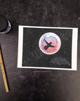 Galaxy Hummingbird - Art Print - Print to Order