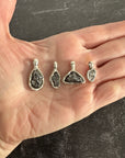 Meteorite Pendant - Medium - in Sterling Silver - Ready to Ship