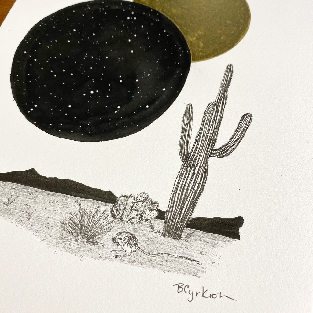 Rodent - Art Print - Ready to ship 8.5 x 11