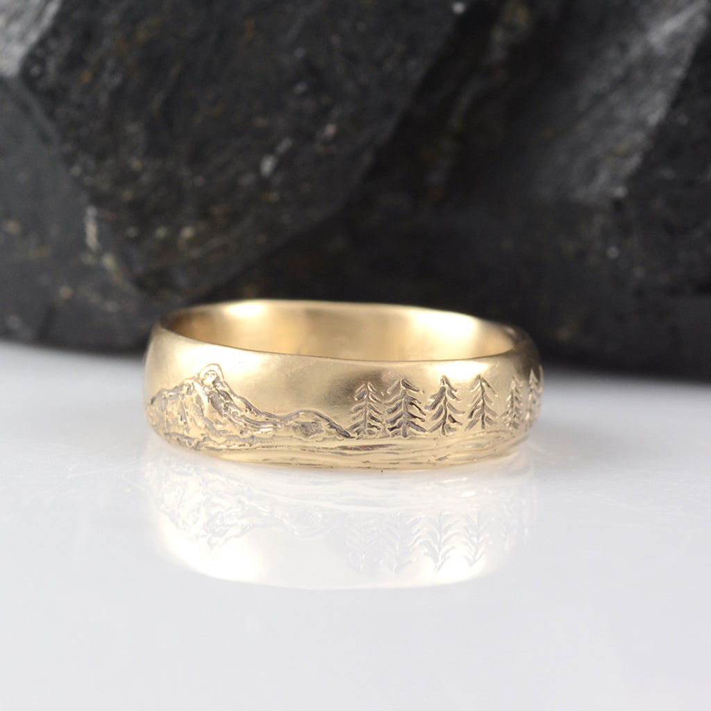 Custom landscape ring for Jessie - final balance