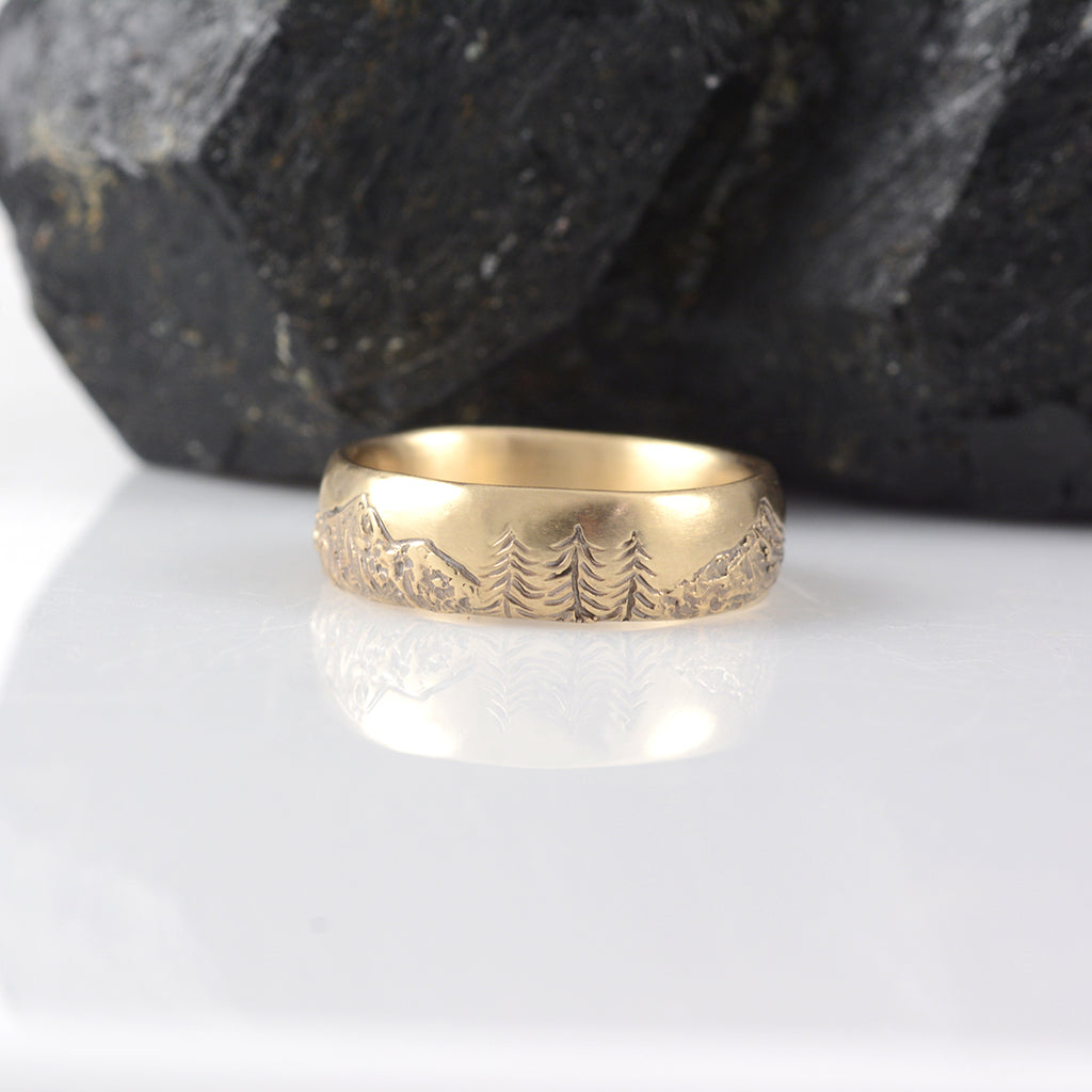 Custom landscape ring for Jessie - final balance