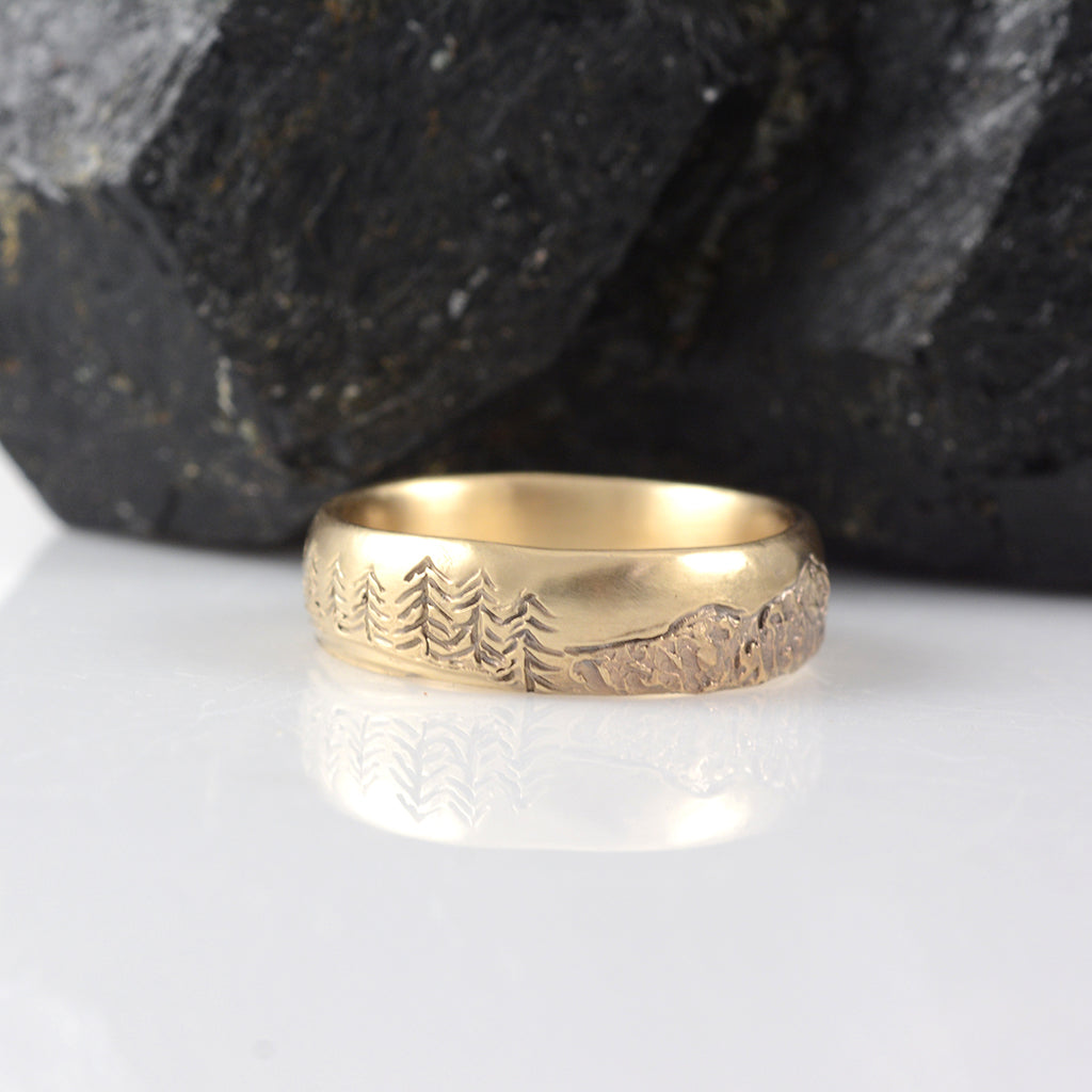 Custom landscape ring for Jessie - final balance