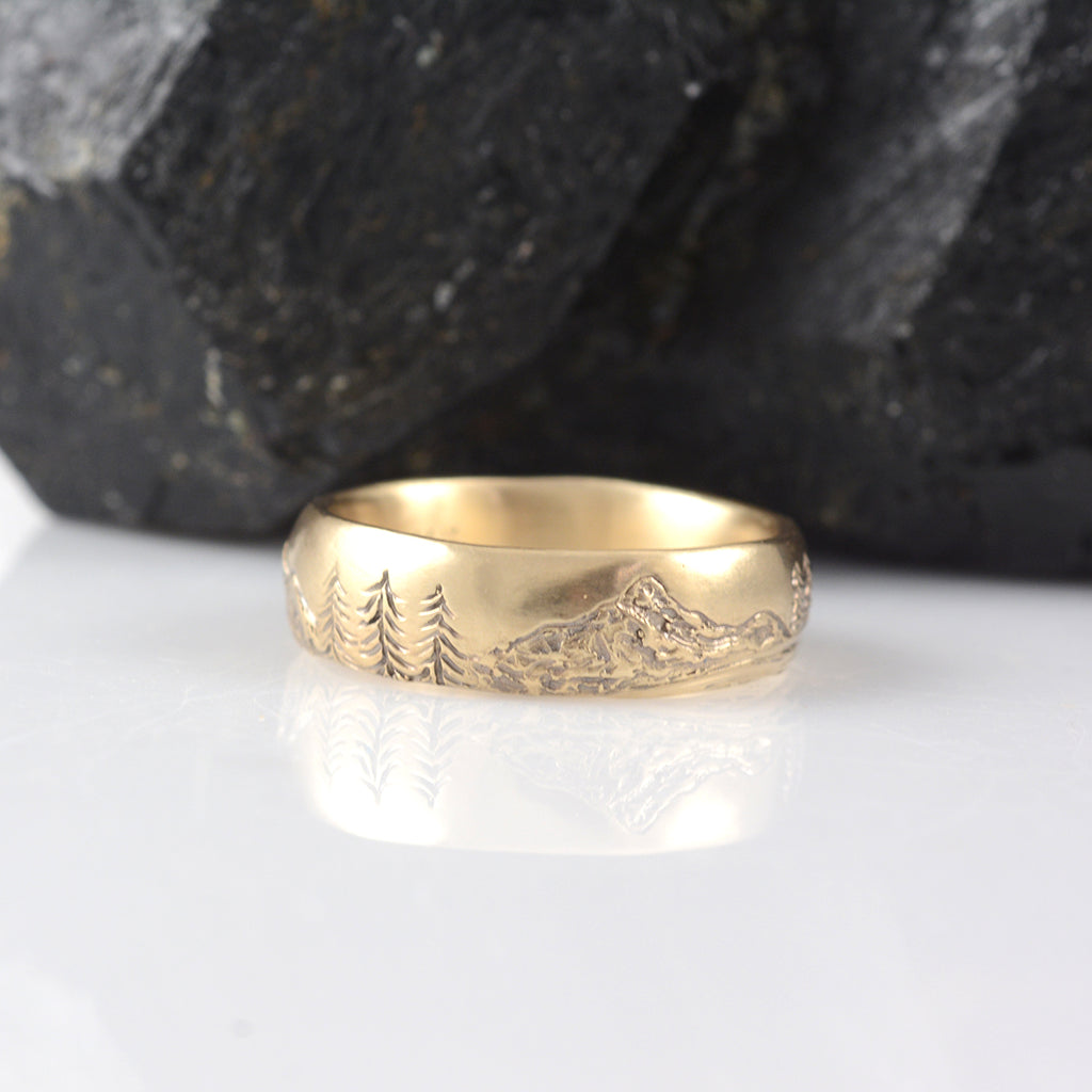 Custom landscape ring for Jessie - final balance