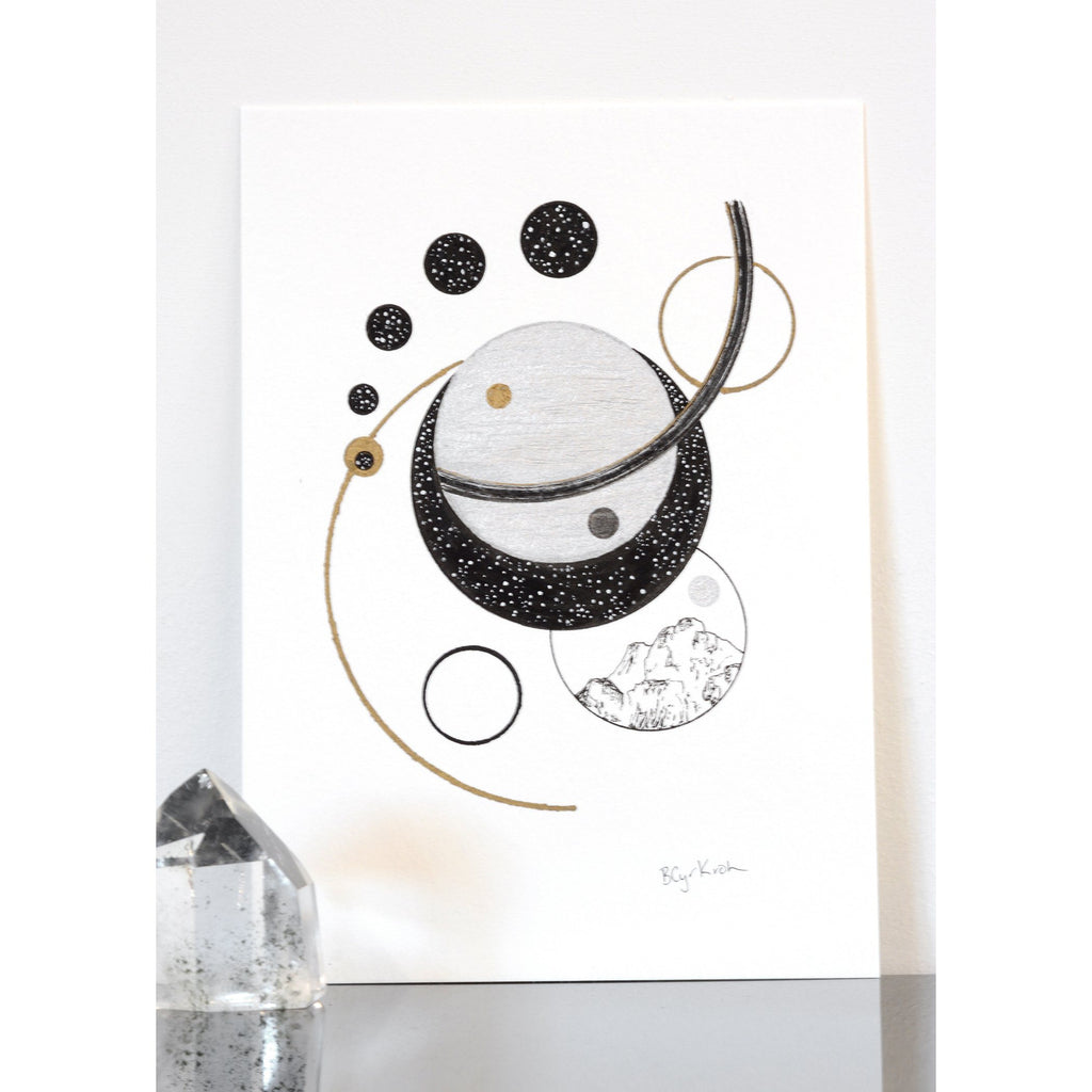 72/100 - 100 Day Drawing Project - Original Drawing - 5" x 7" - Beth Cyr Handmade Jewelry