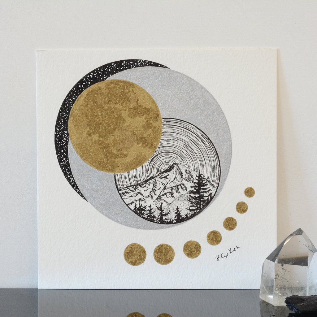 13/100 - 100 Day Drawing Project - Original Drawing - 6" x 6" - Beth Cyr Handmade Jewelry