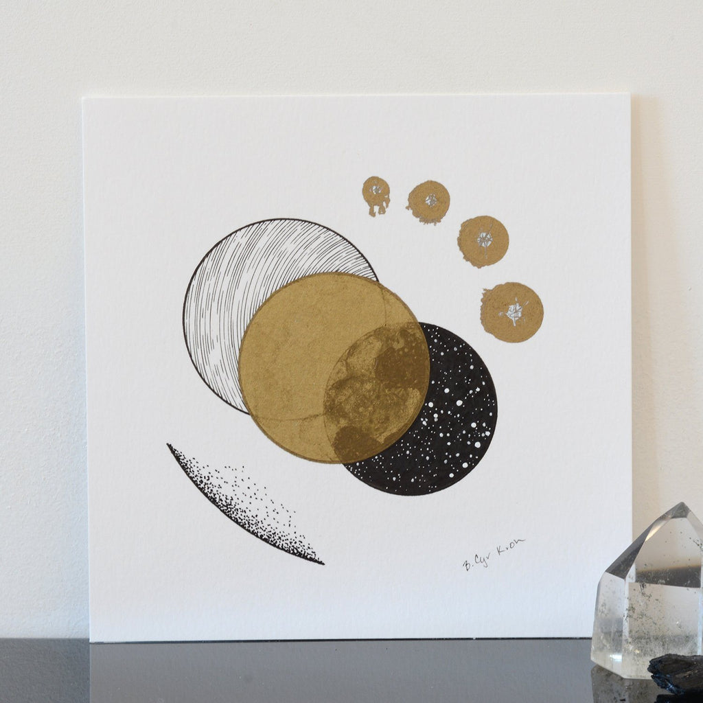 41/100 - 100 Day Drawing Project - Original Drawing - 6" x 6" - Beth Cyr Handmade Jewelry