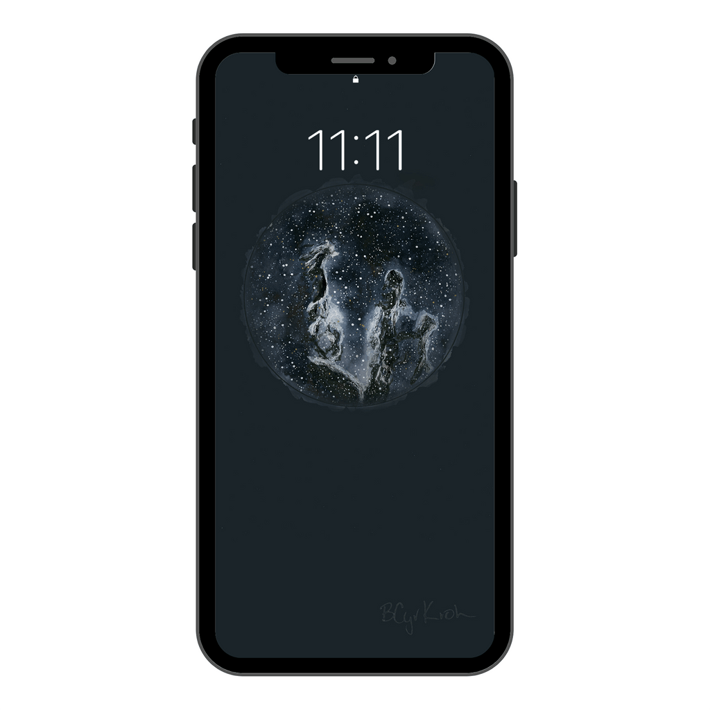 Take a Deep Breath - Nebula - Phone Wallpaper or Lock screen