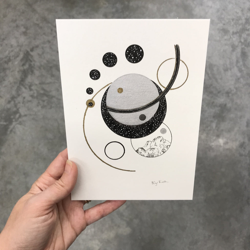 72/100 - 100 Day Drawing Project - Original Drawing - 5" x 7" - Beth Cyr Handmade Jewelry