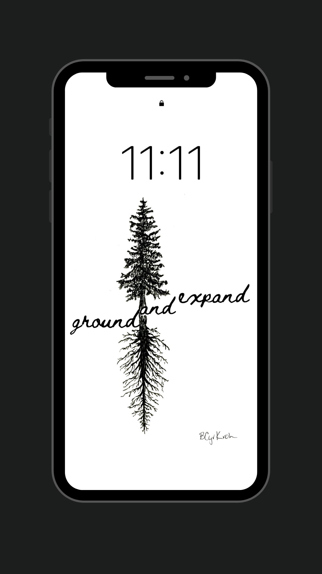Ground and Expand - Phone Wallpaper or Lock screen