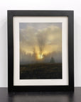 Radiant Sunrise Through the Trees - Photograph Print on Matte Paper - Print to Order