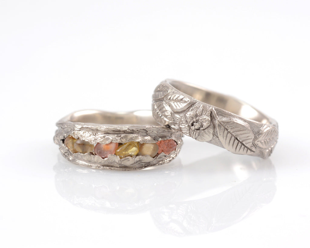August and Kent - Custom Rings - Beth Cyr Handmade Jewelry