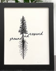 Ground and Expand - Tree and Roots - Art Print - Print to Order