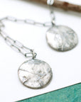 Dandelion Seed Pendant in Sterling Silver - Ready to Ship - Beth Cyr Handmade Jewelry