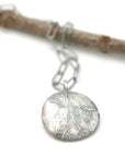 Dandelion Seed Pendant in Sterling Silver - Ready to Ship - Beth Cyr Handmade Jewelry