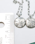 Dandelion Seed Pendant in Sterling Silver - Ready to Ship - Beth Cyr Handmade Jewelry