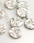 Dandelion Seed Pendant in Sterling Silver - Ready to Ship - Beth Cyr Handmade Jewelry