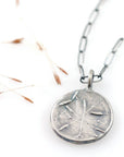Dandelion Seed Pendant in Sterling Silver - Ready to Ship - Beth Cyr Handmade Jewelry