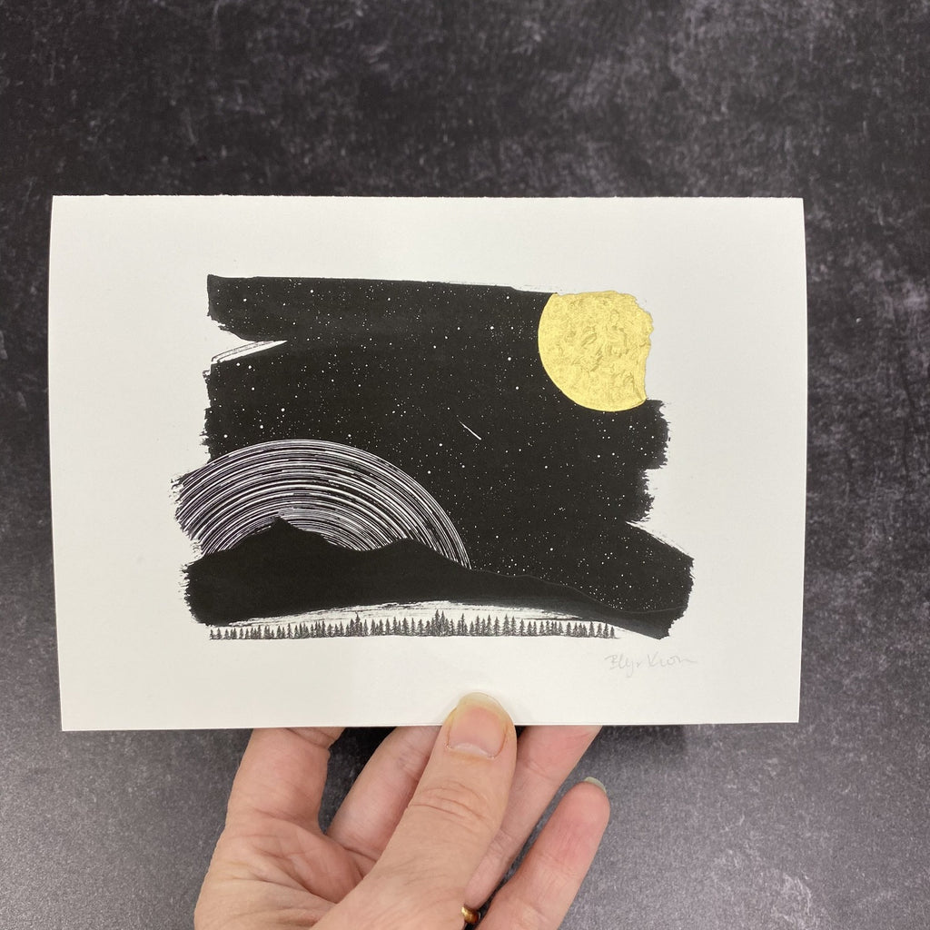 Space and Time Notecards - Card Size 4.5 x 6.25 - print to order