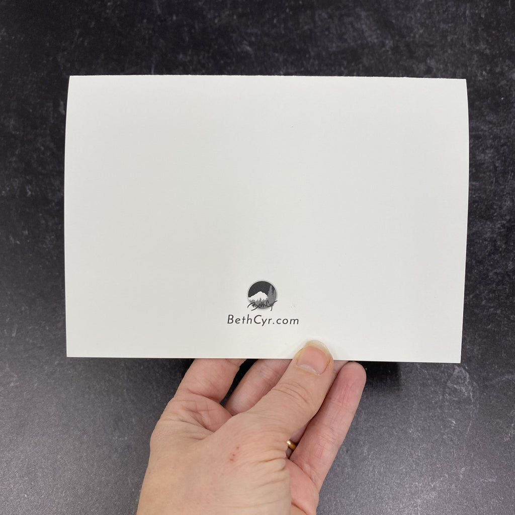 Space and Time Notecards - Card Size 4.5 x 6.25 - print to order
