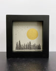 Pisces over the forest- Grey and Gold Collection
