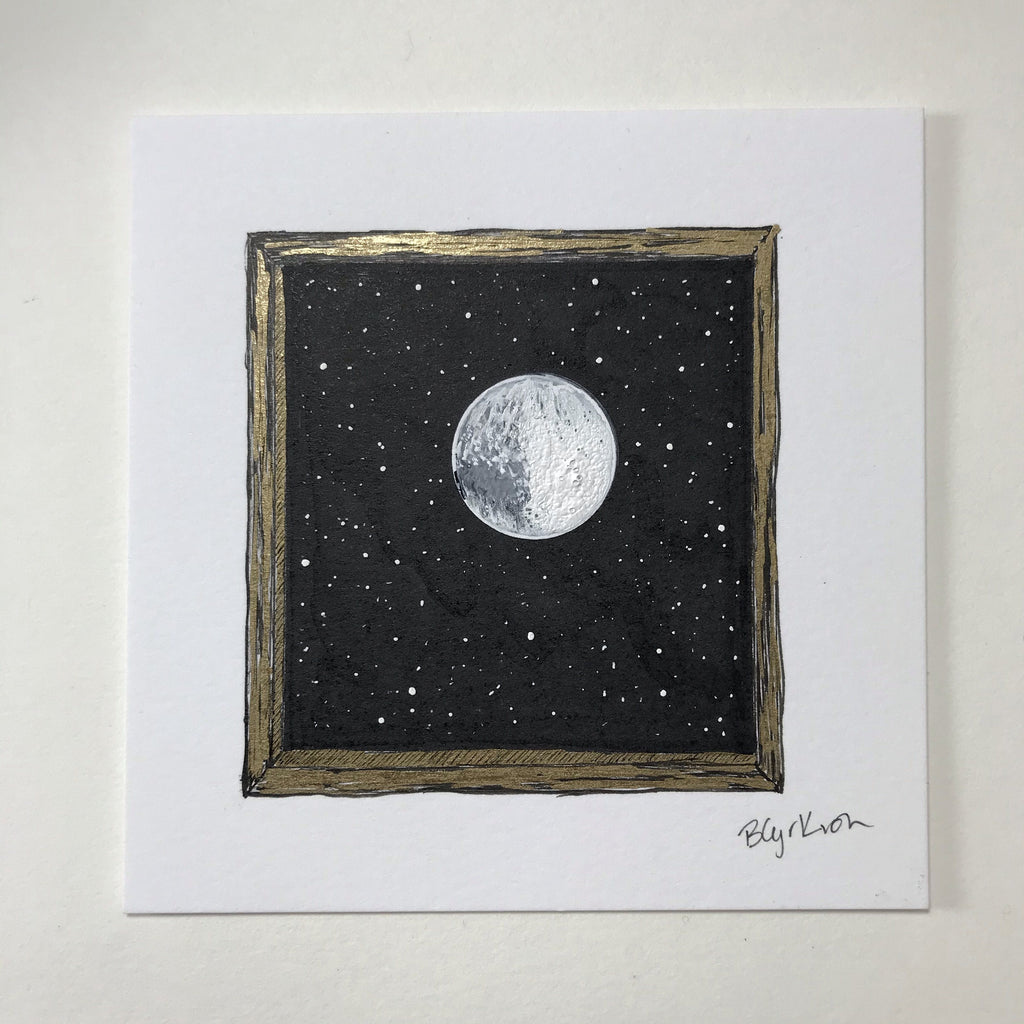 inktober day 18 - misfit - original drawing - 4”x4” - ready to ship - Beth Cyr Handmade Jewelry