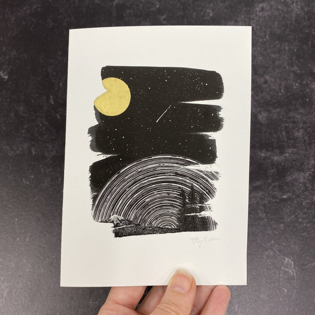 Space and Time Notecards - Card Size 4.5 x 6.25 - print to order