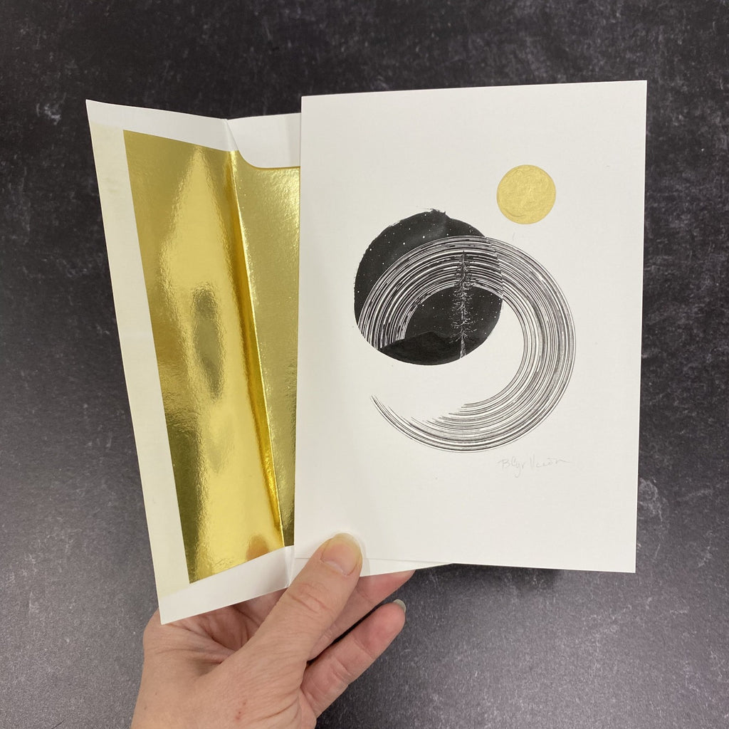 Space and Time Notecards - Card Size 4.5 x 6.25 - print to order