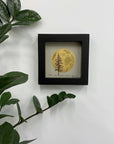 Giant Super Moon with Douglas Fir - Grey and Gold Collection