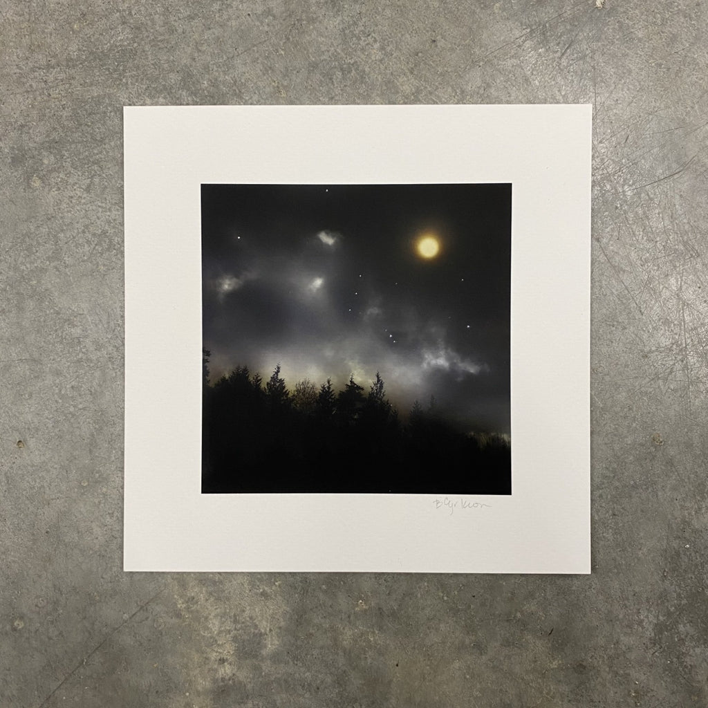 Winter Night Sky 30 - The magic of Orion - Photo Composite Print 1