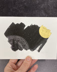 Space and Time Notecards - Card Size 4.5 x 6.25 - print to order - hand embellished in gold