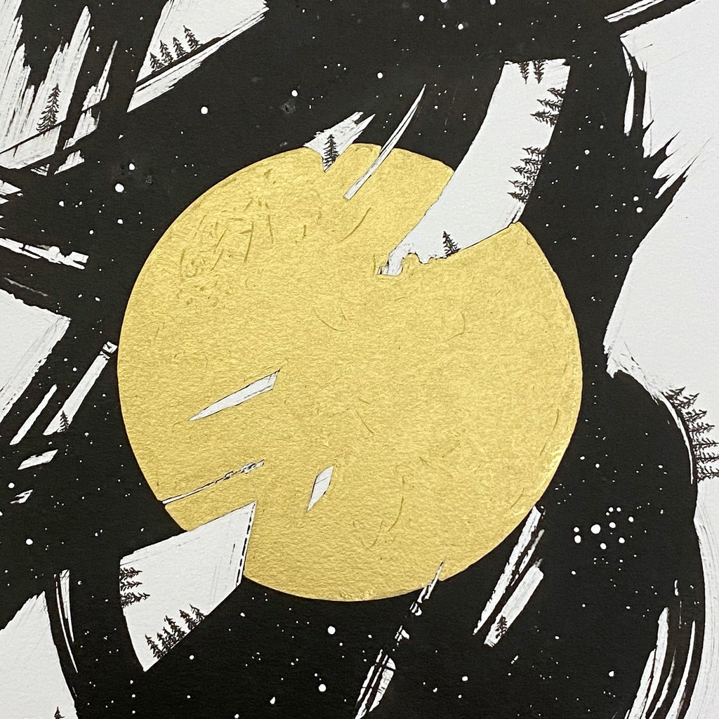 Weathering the Solar Storm - Original Drawing - 9" x 12"