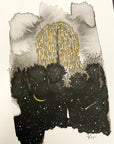 Beauty in the Upside Down 53 - Willow Tree - Original Drawing - 4”x6”