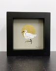 Snowy Egret - Grey and Gold Collection
