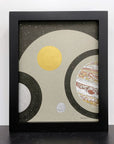 Jupiter in Aries, Mercury, sun and moon - Grey and Gold Collection