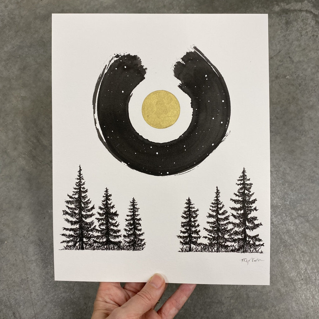 Open - Original Art - Inktober 2021 - Day 22 - pen and ink