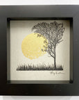 Magical Madrone and the Waning Moon - Grey and Gold Collection