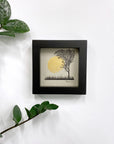 Magical Madrone and the Waning Moon - Grey and Gold Collection