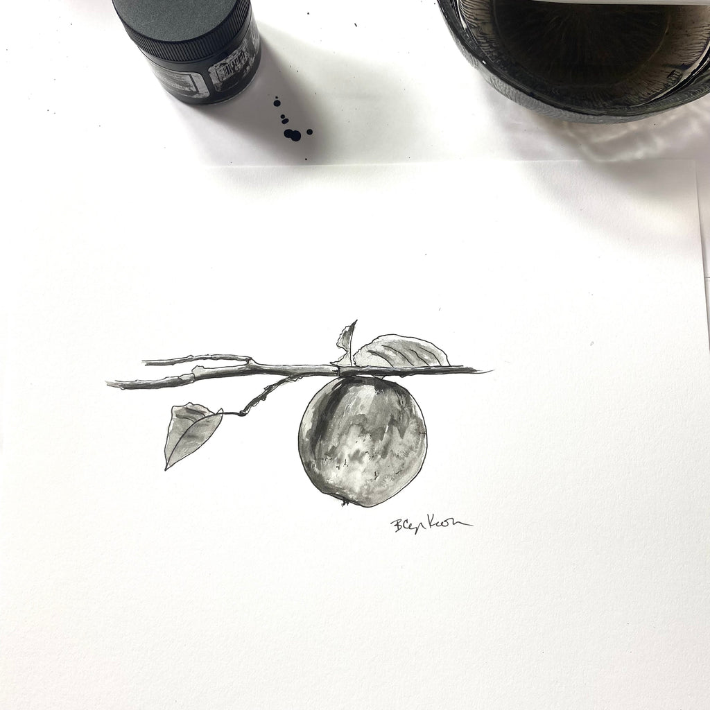 Pick - Original Art - Inktober 2021 - Day 10 - pen and ink drawing