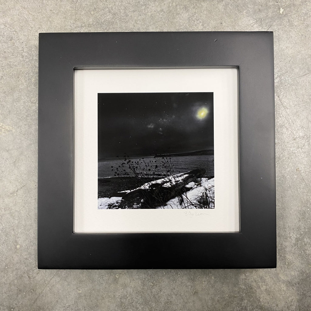 Winter Night Sky 32 - Snowy beach, starry sky - Photo Composite Print 3