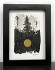 Beauty in the Upside Down 63 - Old Growth - Original Drawing - 6”x8”