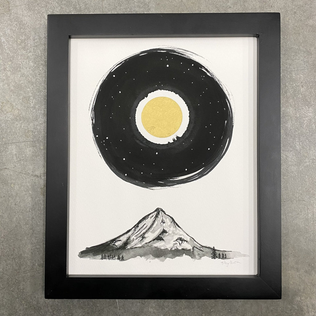Connect - Art Print - Inktober 2021 - Day 26 - hand embellished print