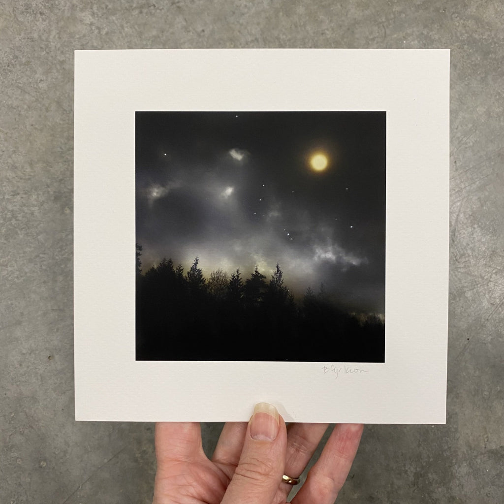 Winter Night Sky 30 - The magic of Orion - Photo Composite Print 1